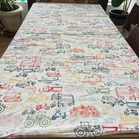 IKEA Ljudlig Twin Size Vehicle Truck Plane Tractor Duvet Cover - Picture 1 of 11